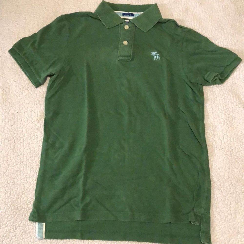 Abercrombie and Fitch polo. Size Medium. Green